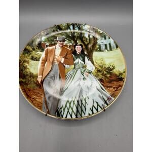 Home to Tara Gone With the Wind Plate W.S. George 1989 Bradex